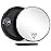 20X Magnifying Mirror & Tweezers Kit, 6 Inch Round Compact Travel Mirror with 3 Suction Cups