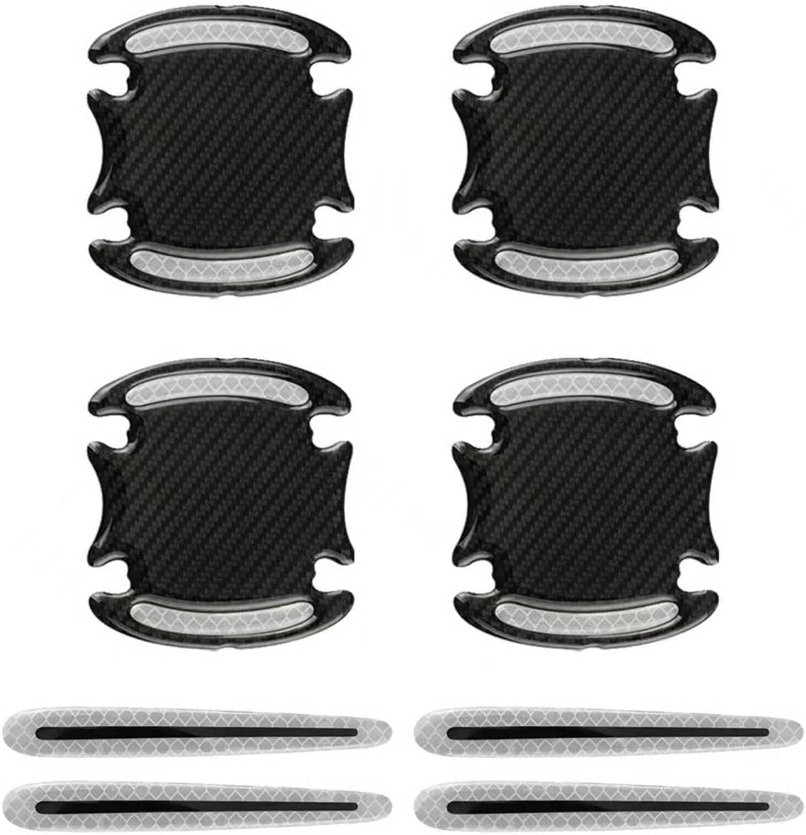 UQHENZO Car Door Handle Cup Protector for Ford Fiesta / 3-türer (Typ MK7 Bj.10/2008-2012)