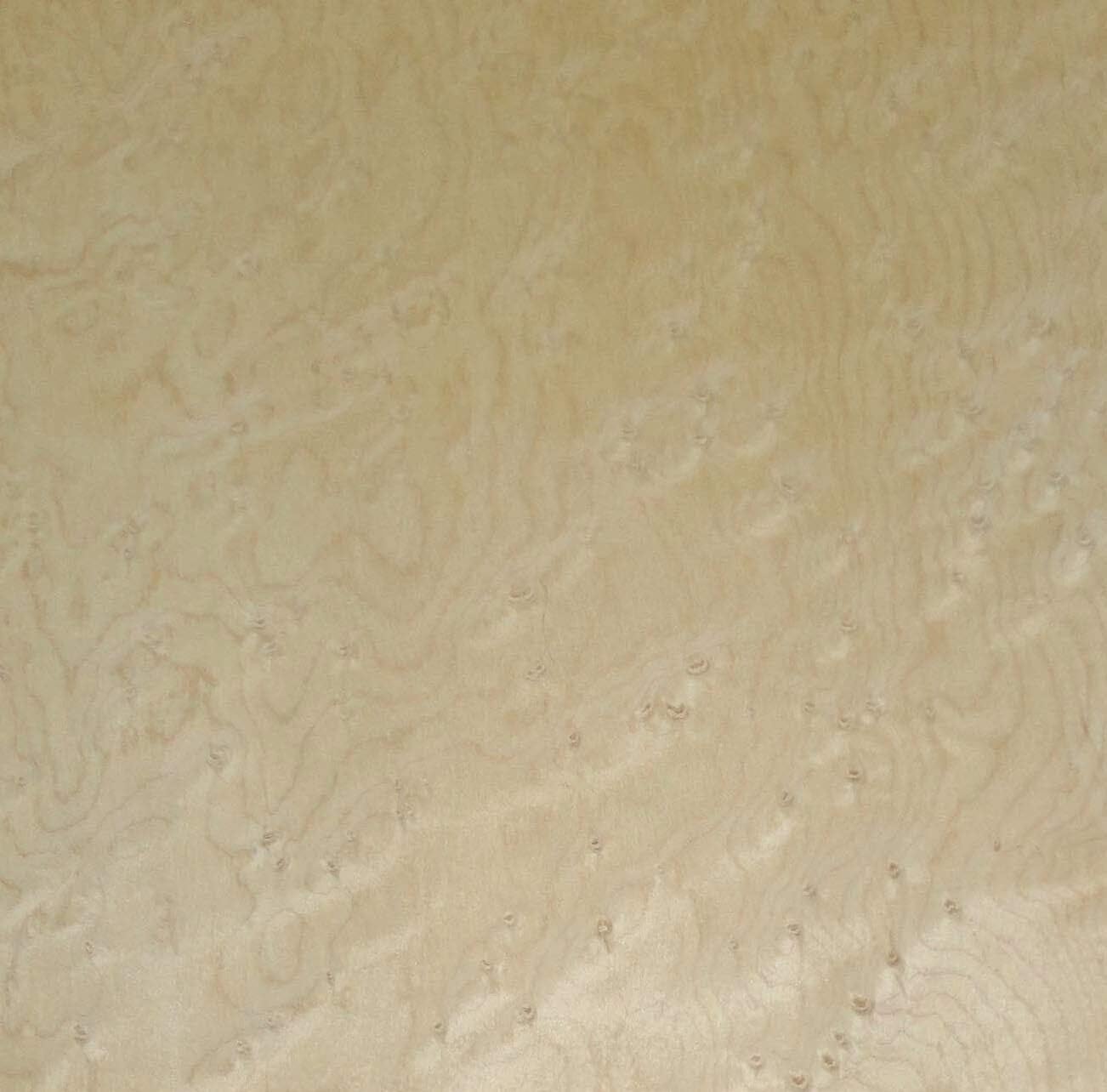 Birdseye Maple Wood Veneer 24" x 96" with Paper Backer 1/40th Thick A Grade
