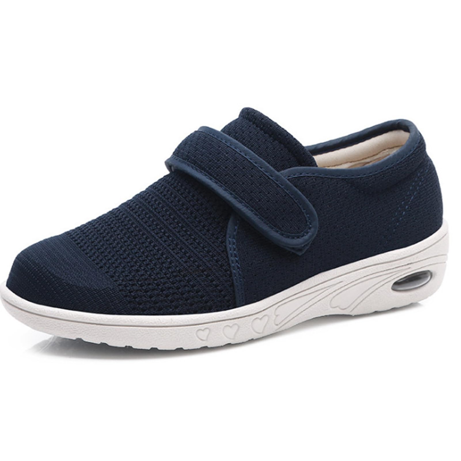 Scarpe Extra Larghe per Diabetici da Uomo Donna Scarp Ortopediche La Riabilitazione, Antiscivolo Scarp Alluce Valgo Scarpe Regolabili Anziani Fascite Artrite Plantare Piedi