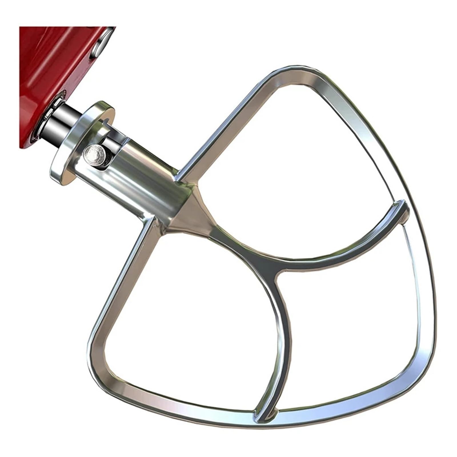 Genérico Batidor Plano de 4,5 a 5 Cuartos, Compatible con KitchenAid