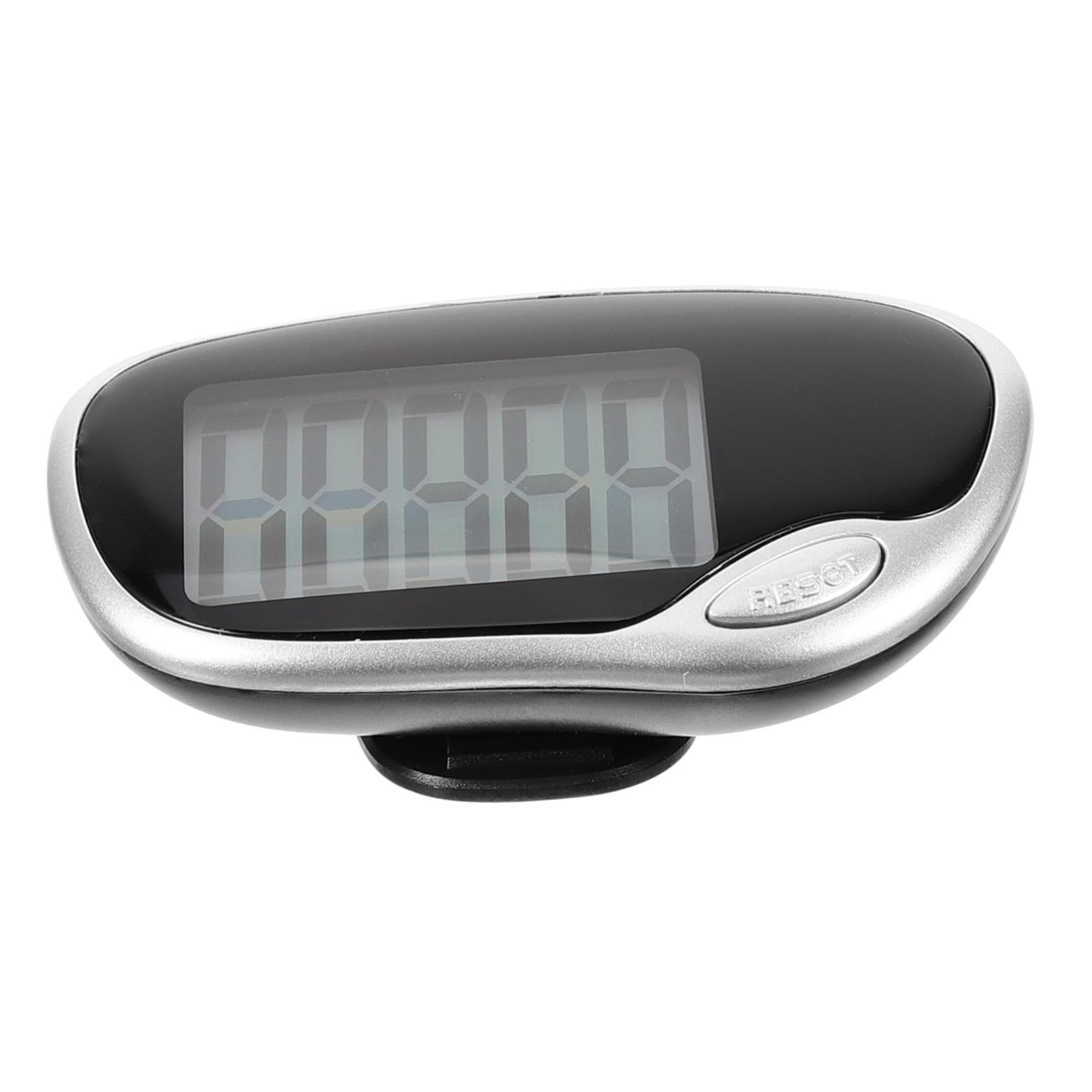 BESPORTBLE Abs Convenient Step Counter Portable Pedometer Multifunctional Passometer Black Walking Counter for Fitness