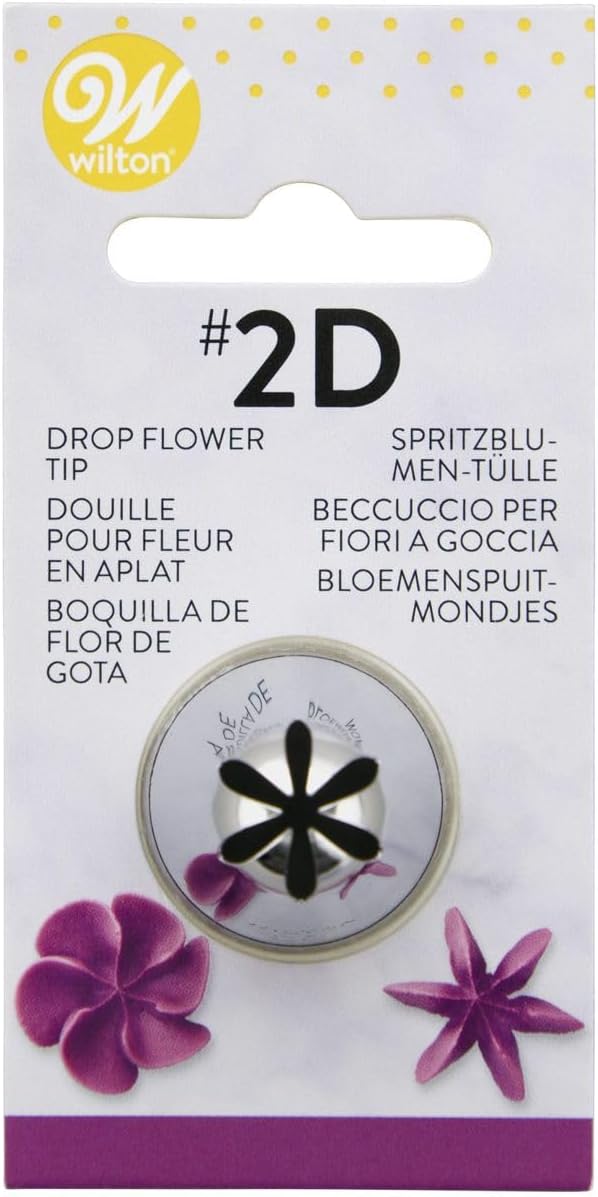 Decorating Piping Tip, No 2D - Drop Flower