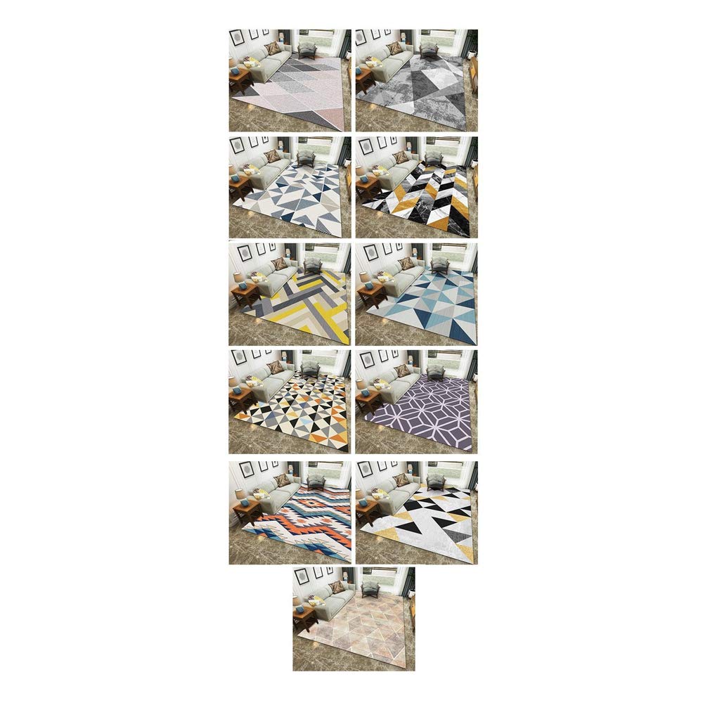 MOXIC Miękkie geometryczne dywaniki do salonu prostokątne dzieci raczkujące sypialnia dywan polar antypoślizgowe dywany nowoczesne maty do dekoracji domu wewnątrz na zewnątrz biegacze przedszkole 10 x