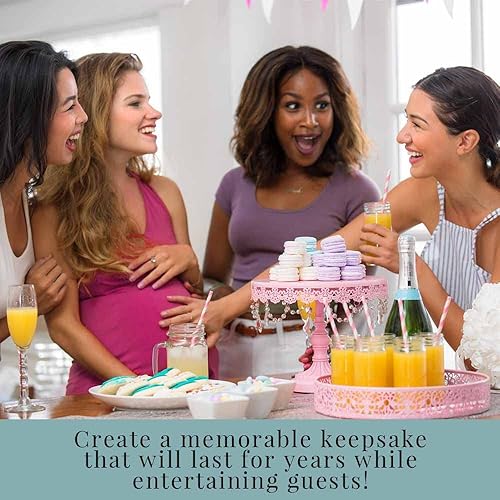 Miniatura 3 de Adventure Awaits Baby Wishes Cards 20, 4 x 6 pulgadas, gran recuerdo y actividad divertida para baby showers, deseos para recuerdos de bebés de