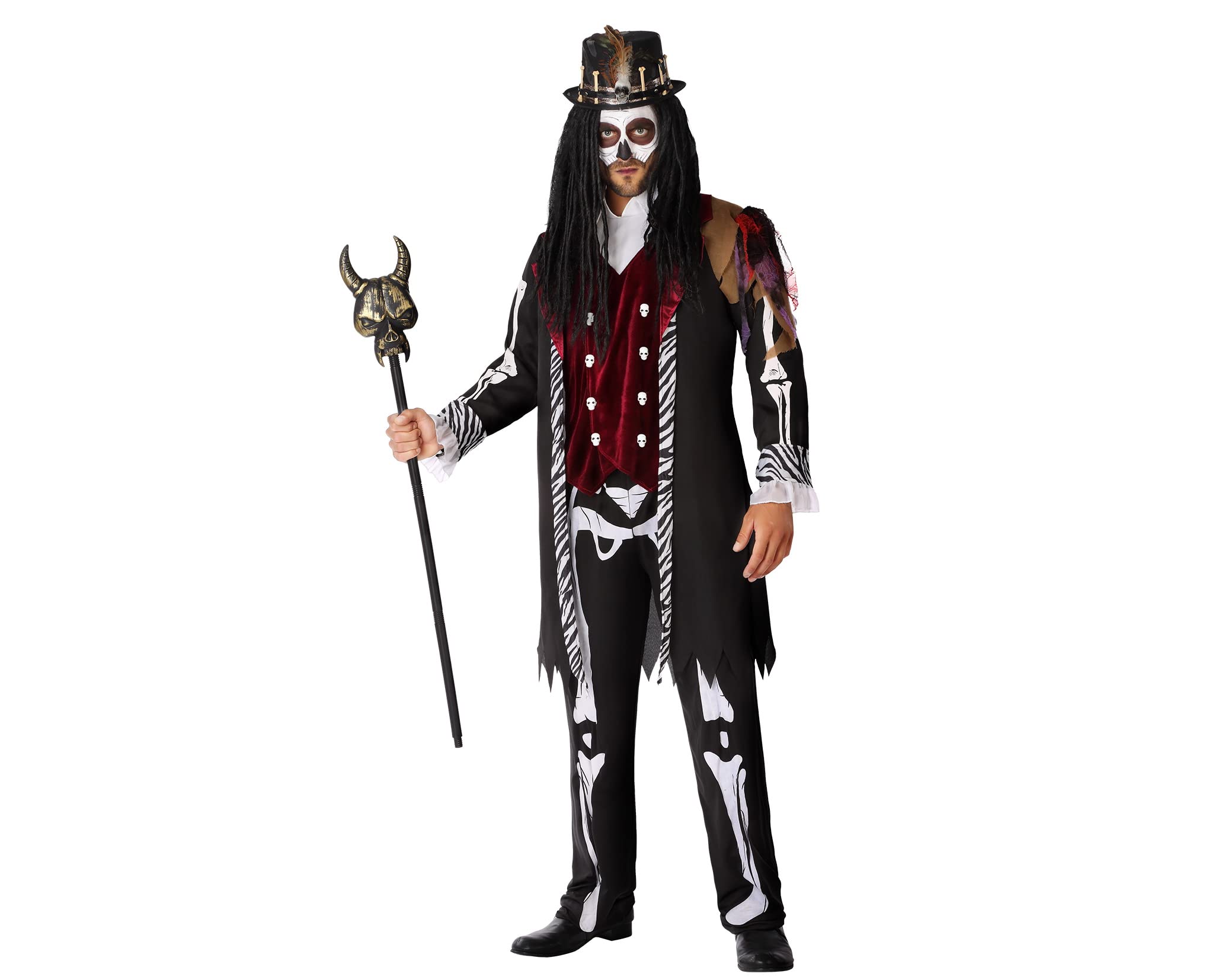 Atosa Costume Voodoo Magic Man XS-S