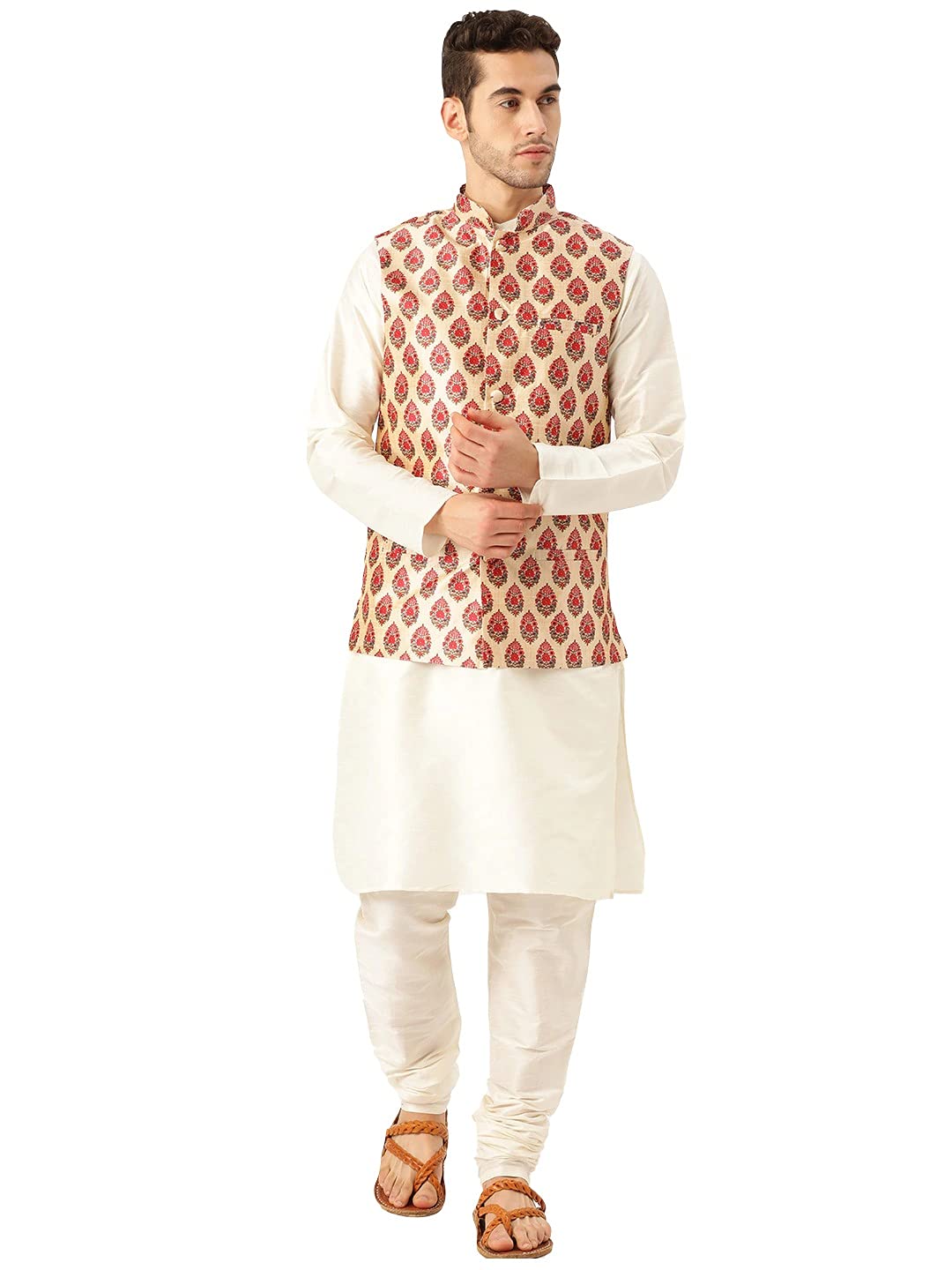 ABH LIFESTYLEMen's Kurtas Pyjama & Printed Modi Jacket Sets.