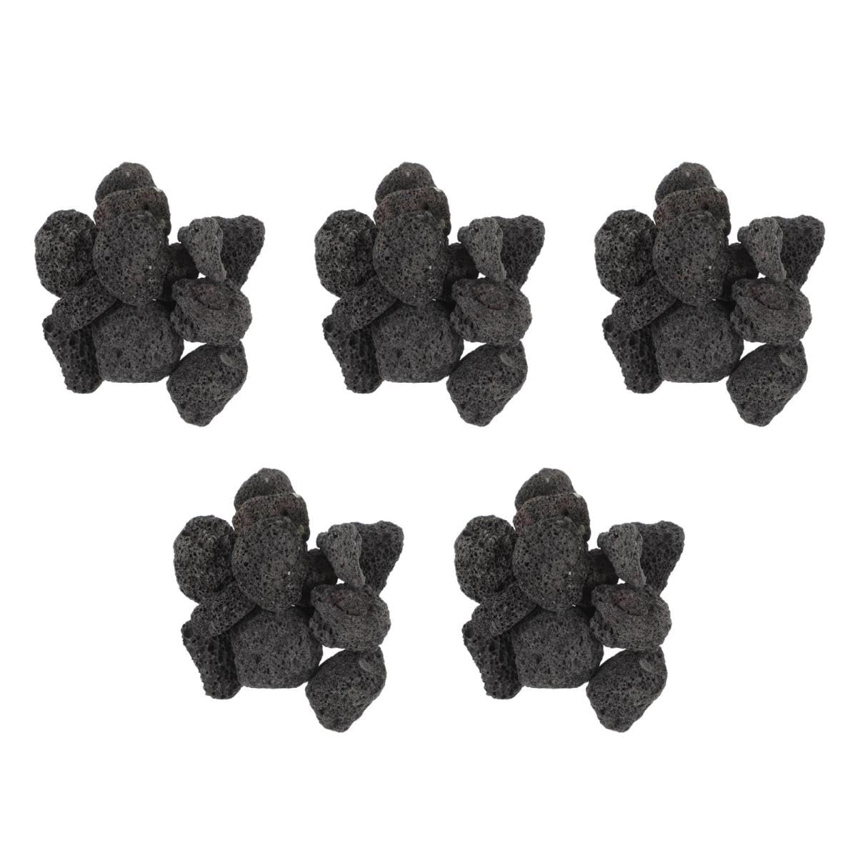 PRETYZOOM Lot De 5 Roches Volcaniques Décoratives pour Aquarium