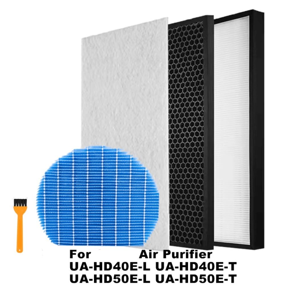Oczyszczacz powietrza z filtrem HEPA. Kompatybilny z Sharpem. UA-HD40E-L UA-HD40E-T UA-HD50E-L UA-HD50E-T UA-HG40E-L UA-HG40E-T UA-HG50E-L UA-HG50E-T UZ-HD4HF UZ-HD4DF(SET c)
