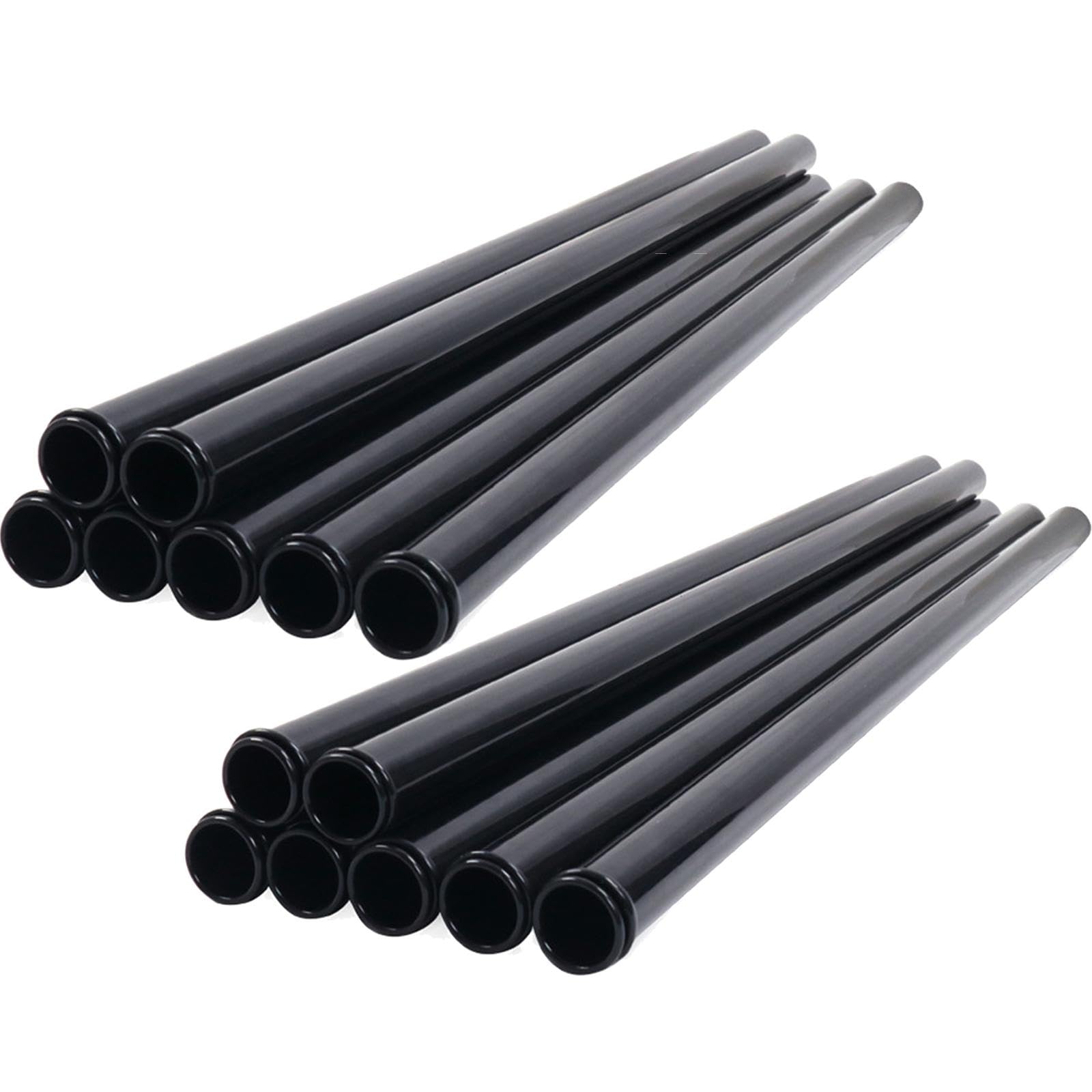 Perfeclan 14Pcs Golf Club Tube Bag Tubes Protector Golf Accessories,Black Portable Golf Club Holder Golf Tubes Dividers for Equipment