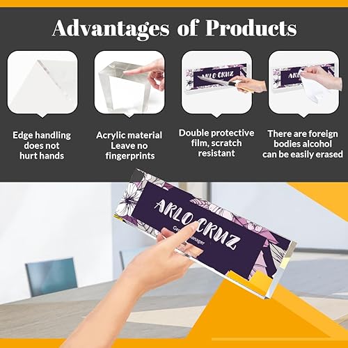 Miniatura 5 de Placa de nombre de oficina personalizada, placa de nombre personalizada para escritorio, placas de identificación de escritorio de oficina, adornos