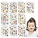ZoomSky Circo Tatuajes Pegatinas 20pcs Etiqueta engomada del Payaso Dibujos Animados para niños Infantiles Fiesta de cumpleaños Regalo Carnaval Baby Shower favores Regalos Colorido