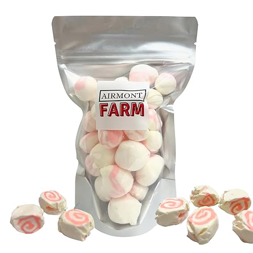 Caramelo de agua salada liofilizada 2 oz Cortado a trozos de tamaño mordido Se envía en caja Deliciosamente crujiente, sabor intenso, aperitivo