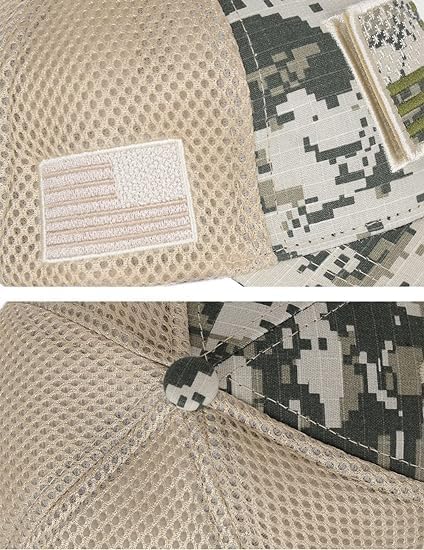 American Flag Trucker Hats, 2 Pieces USA hat for Men and Women - Adjustale Baseball Cap, Outdoor Mesh Snap - Image 4