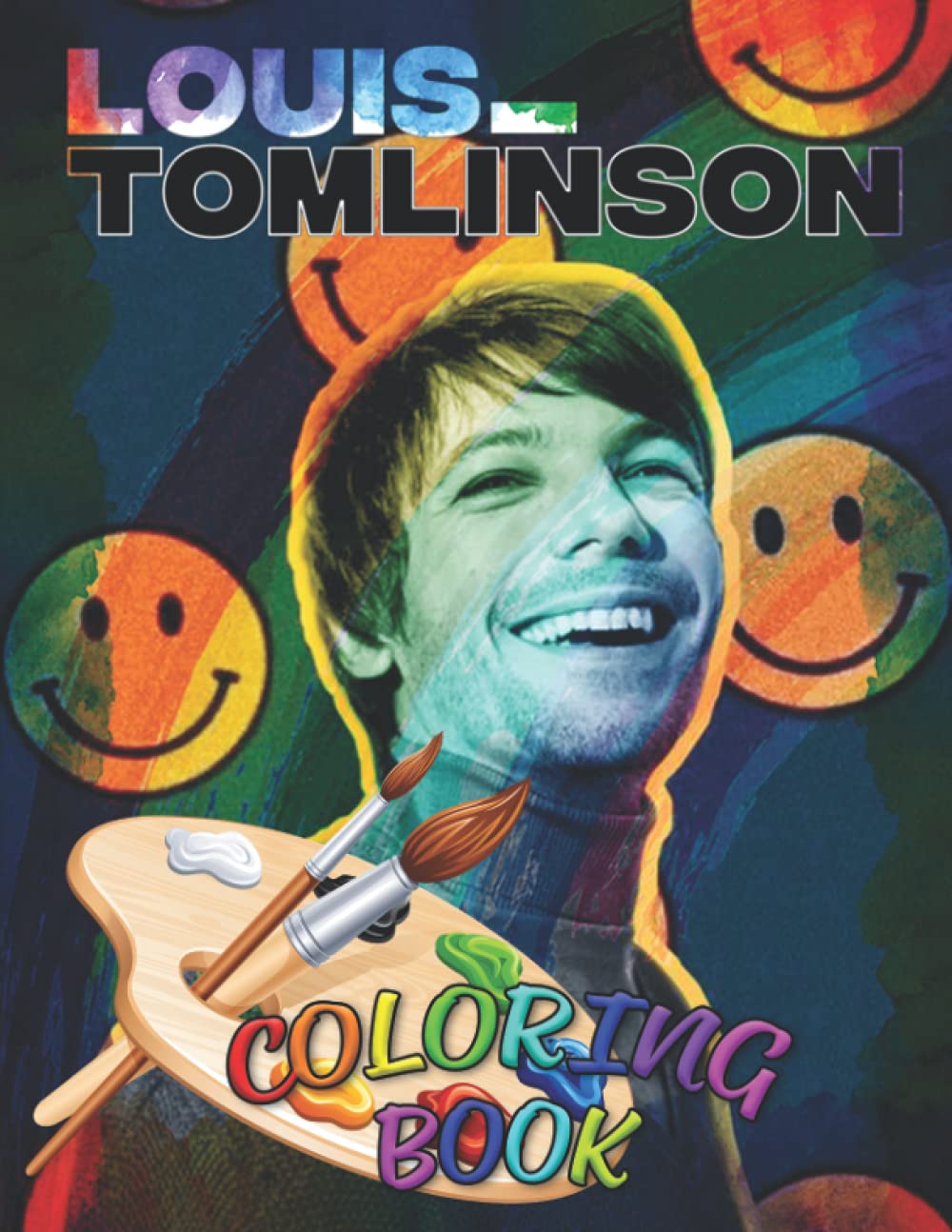 Louis Tomlinson Coloring Book: Interesting coloring book suitable for all ages, helping to reduce stress after studying, working tiring.– 30+ GIANT Great Pages with Premium Quality Images.
