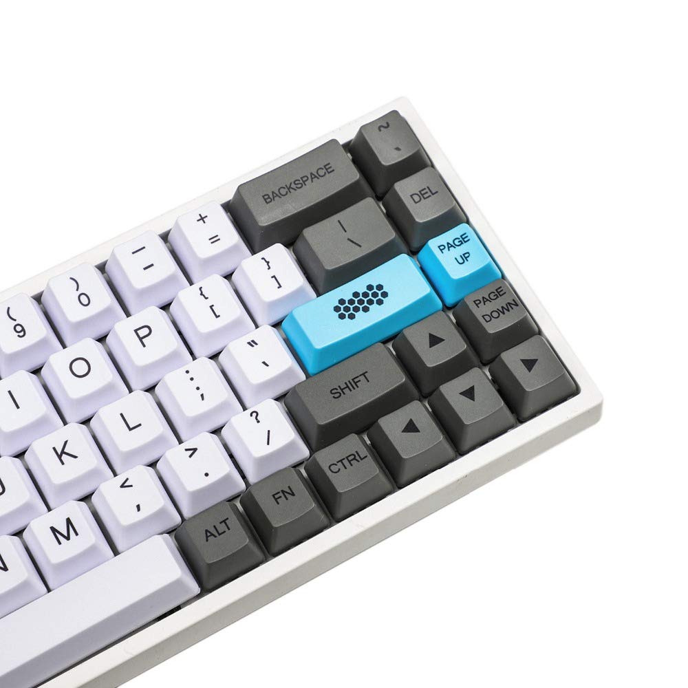 Amazon.com: YMDK 61 64 68 ANSI Dye Sub 60% Carbon Custom Keycaps