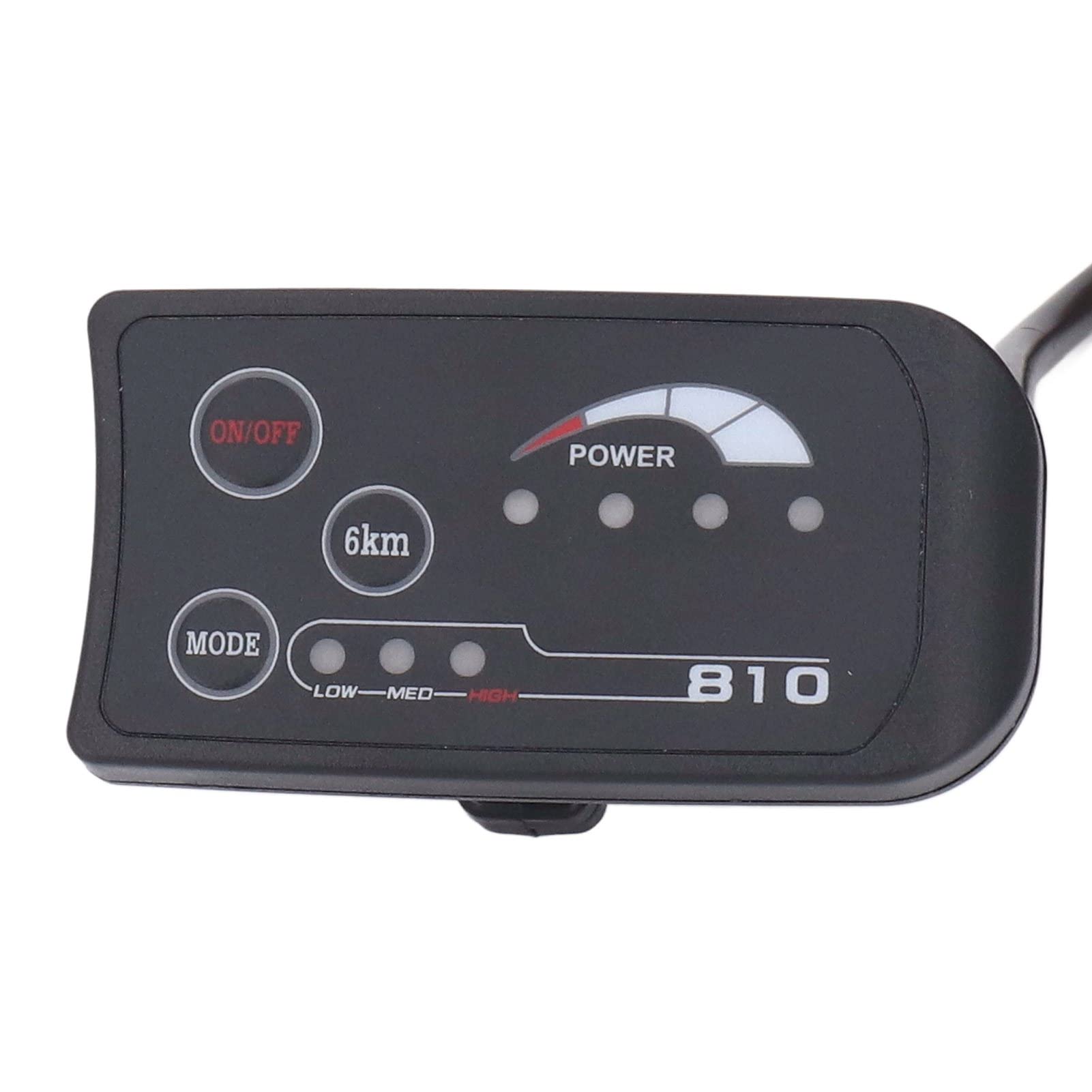 KIMISS 810 Metri Bici Elettrica Displayi Elettrica 36V 36V 48V S810 Pannello Display a LED per Bici Elettrica Modifica Bici a 4 Fili Display di Controllo a LED Misuratore Spina SM