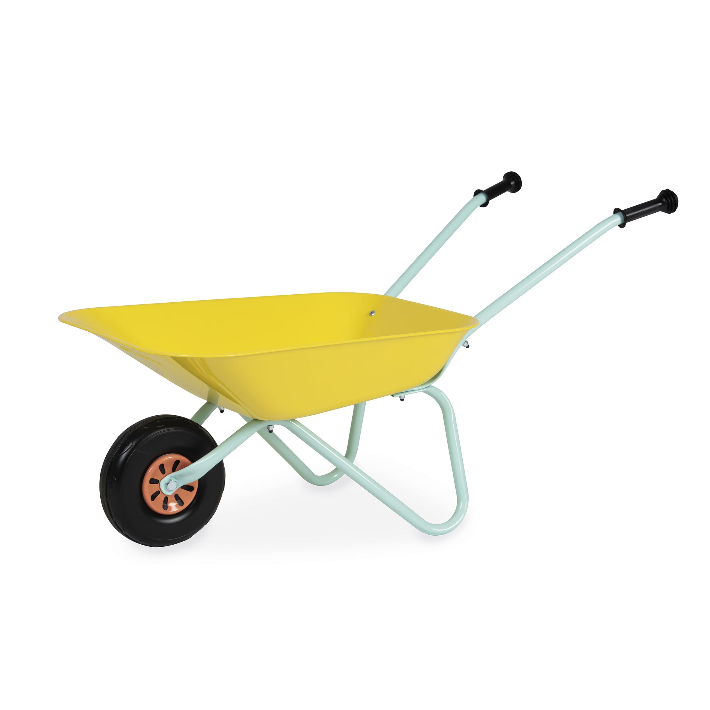 Janod - Carretilla de Metal para niños a Partir de 2 años - Adecuada para niños para Actividades de jardinería y al Aire Libre - A Partir de 2 años
