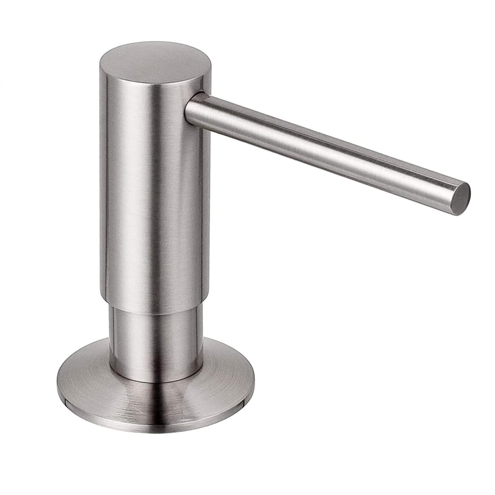 Photo 1 of **DIRTY**
Samodra Sink Soap Dispenser, Metal Pump Head Liquid Lotion Countertop Kitchen Bathroom Soap Dispenser with 12 OZ PET Bottle