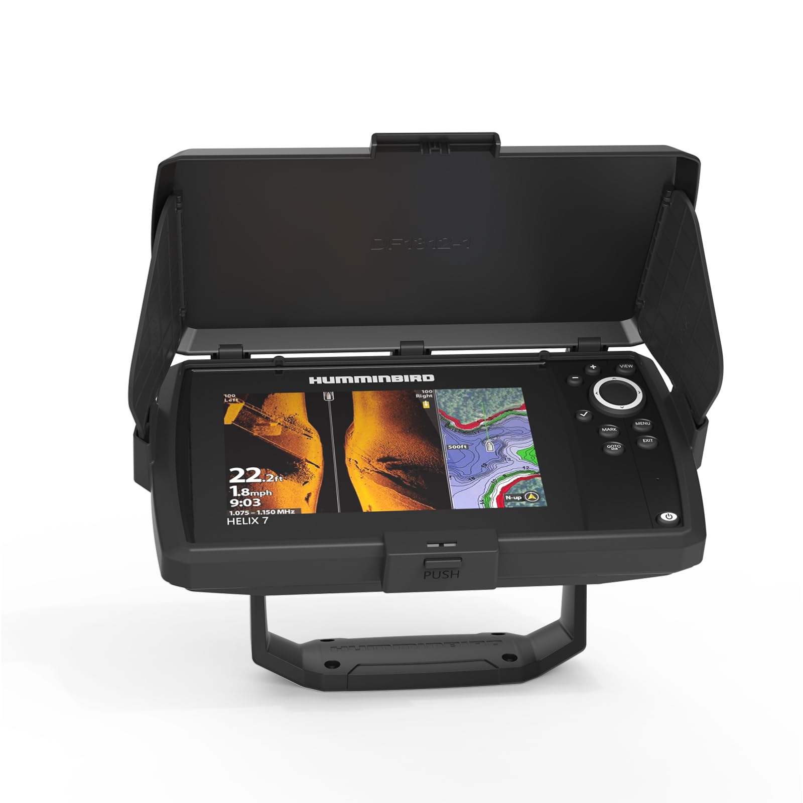 Fish Finder Sonnenblende, kompatibel mit Humminbird Helix 7 G4N GPS und Helix 7 GPS G4, nur Bildschirmabdeckung