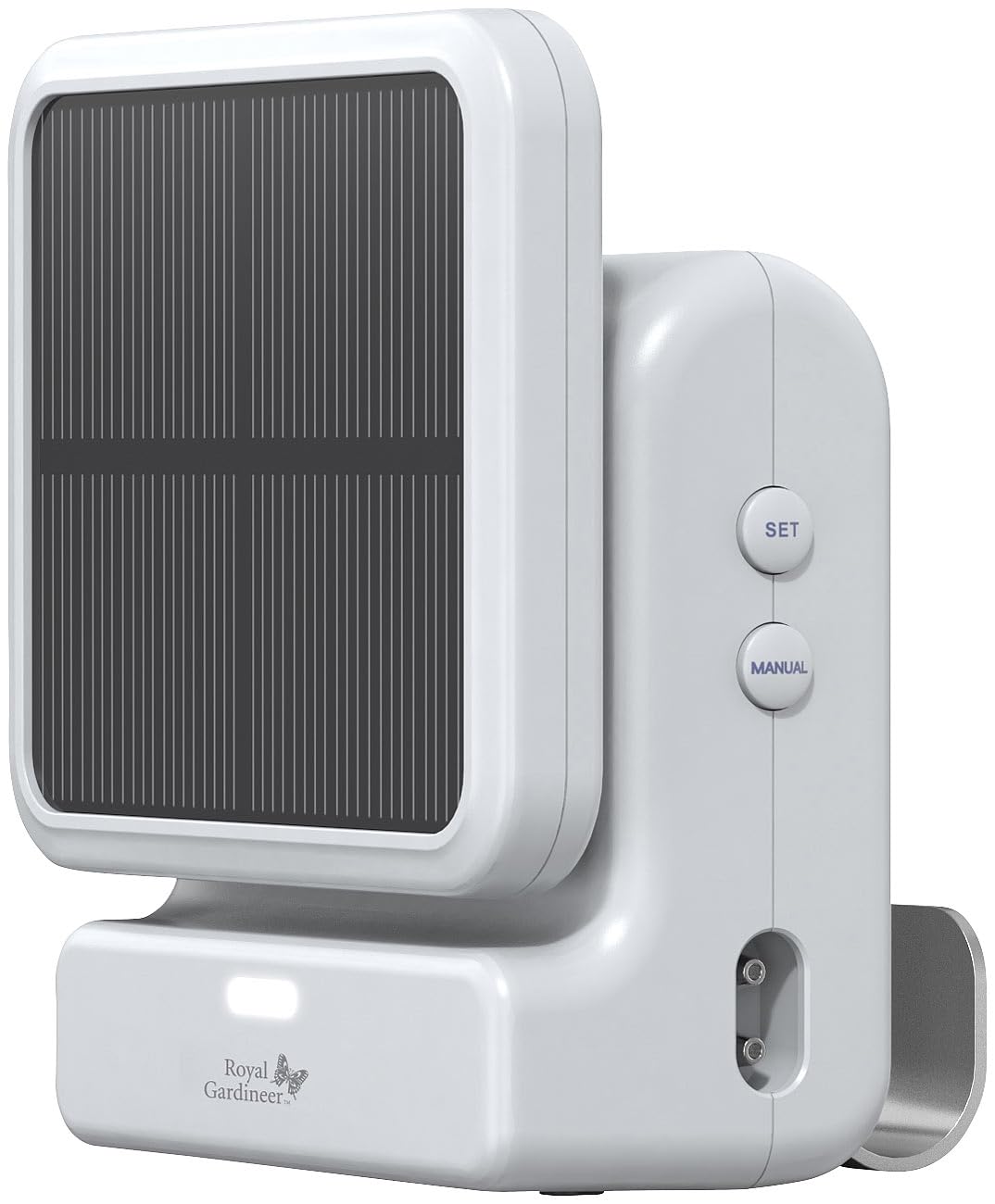Royal Gardineer Wasserpumpe für Pflanzen: 2er-Set Smartes WLAN-Solar-Bewässerungssystem, Pumpe, 30 l/Std., App (Gartenbewässerungssysteme, Topfpflanzen Bewässerungsysteme)