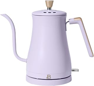 B'eautiful 1-Liter Electric Gooseneck Kettle 1200 W, Lavender by Drew Barrymore