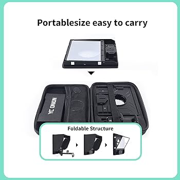 タブレット/スマートフォンカメラ用 ポータブルテレプロンプターキット Amazon | YC Onion テレプロンプター タブレット/スマートフォンカメラ