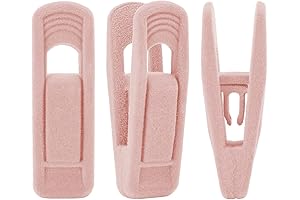 Trgowaul Light Pink Velvet Hangers Clips: A Secure and Stylish Solution for Your Delicate Garments