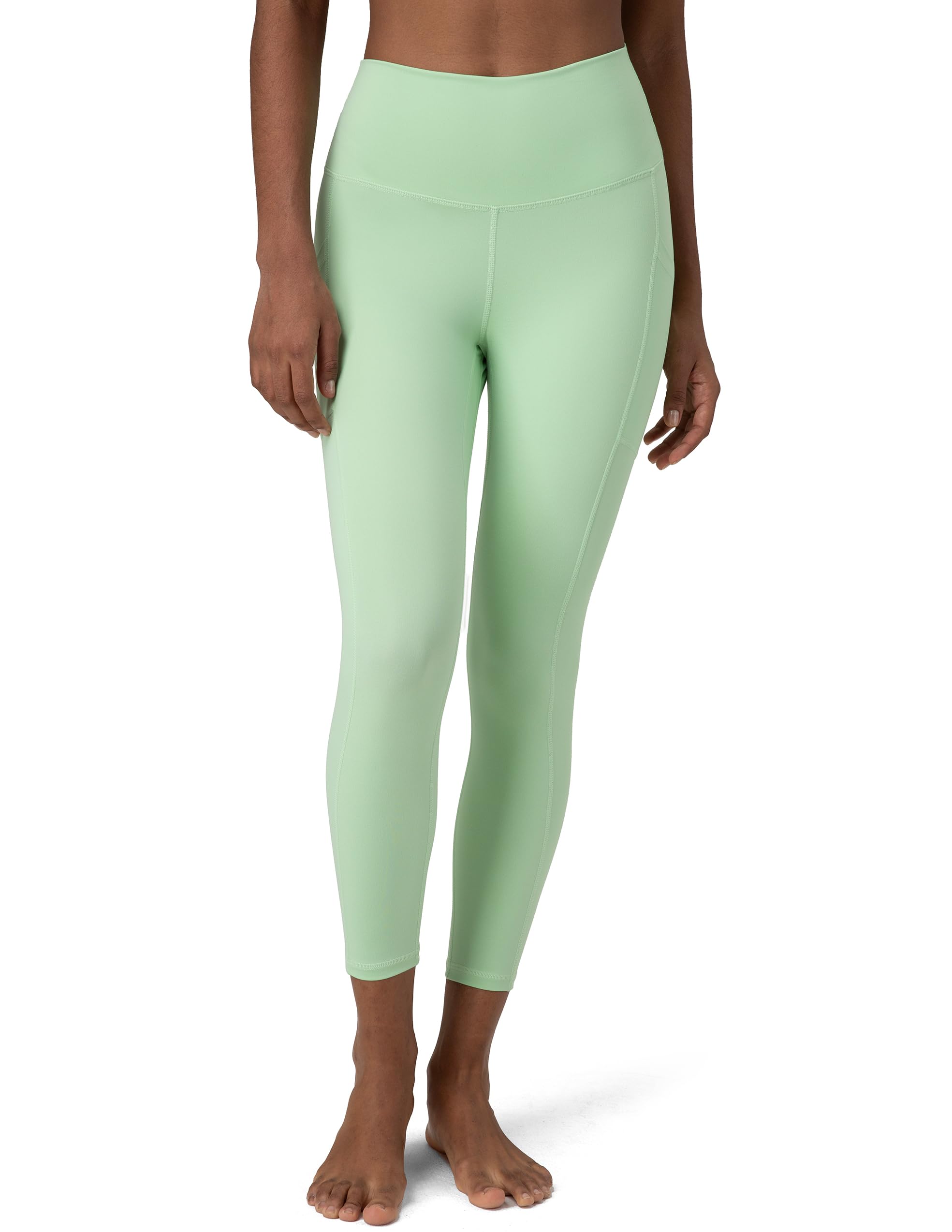 Colorfulkoala Women's High Waisted Yoga Capris 21" Inseam Leggings with Pockets