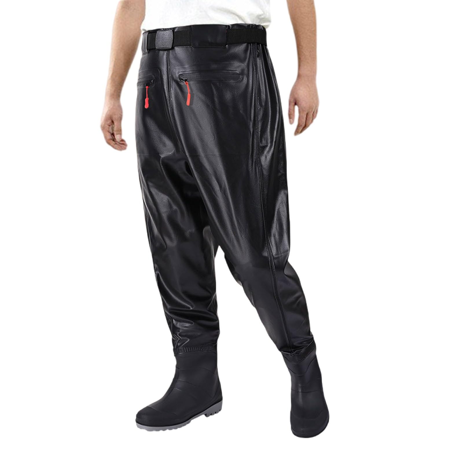 Generisch Pantalon de pluie pour homme - Imperméable - Pantalon de travail pour homme - Pantalon d'extérieur - Coupe ajustée - Pantalon de randonnée respirant - Pantalon d'escalade - Résistant à