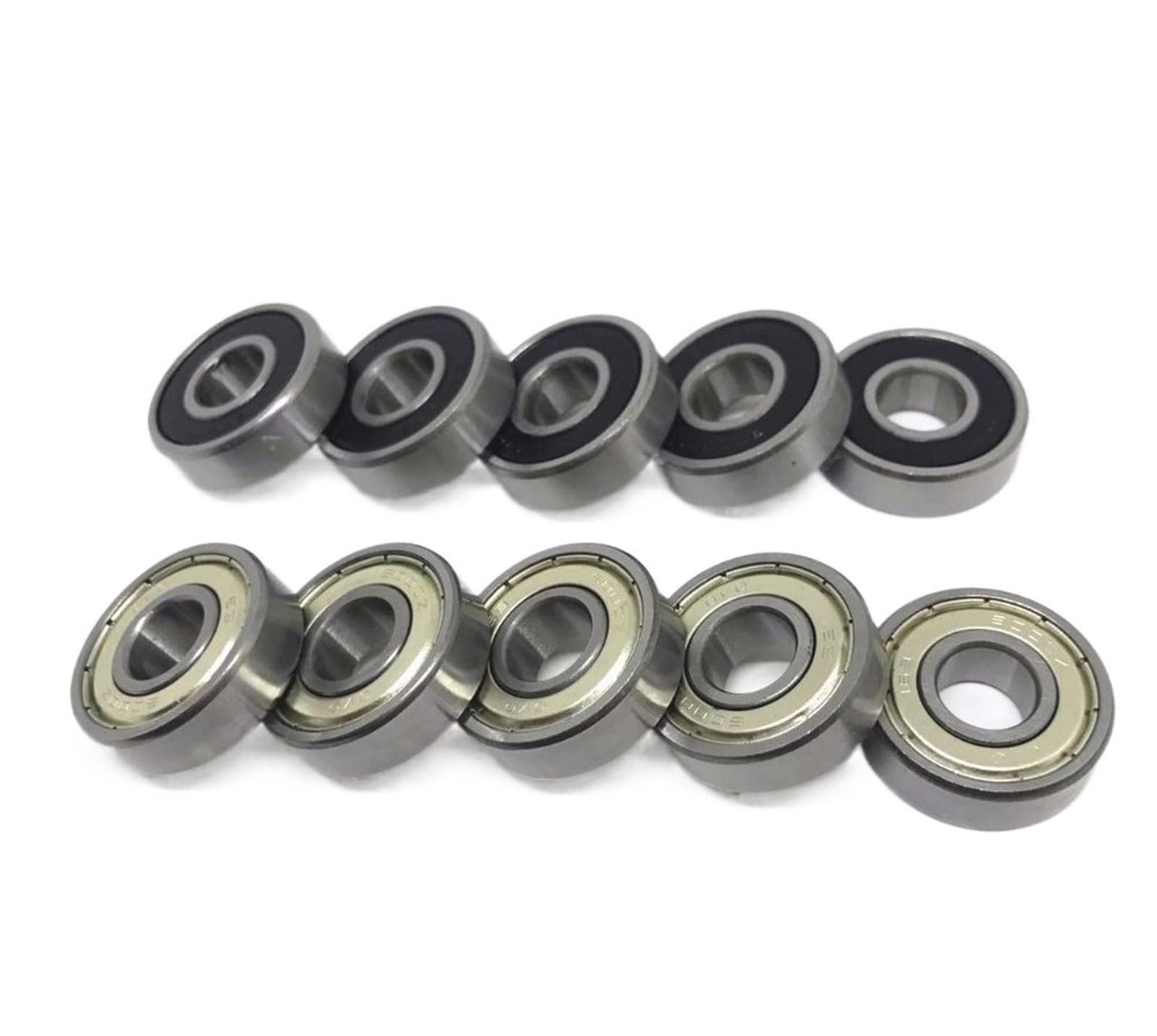VSPPJYFG Bimetal Seal Shield Micro deep Groove Bearing 2pcs 6202ZZ 6202-2RS 15x35x11mm Deep Groove Ball Bearing(6202RS)