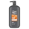 Dove Men+Care 2-in-1 Shampoo + Conditioner Thick + Strong for Fortifying Hair from Root to Tip, with Calcium, 31 oz