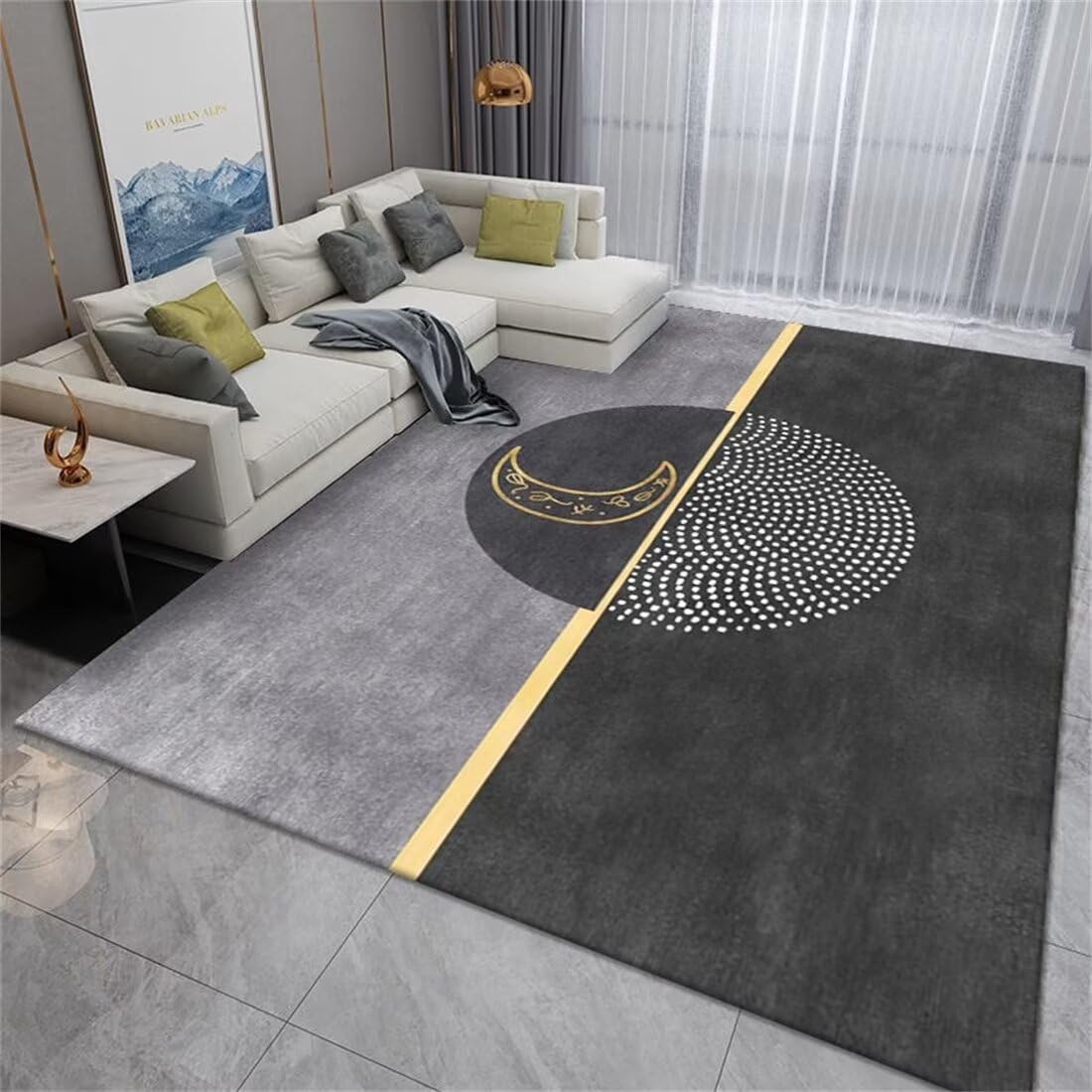 Tapis de salon gris doux pour transformer votre pièce à vivre