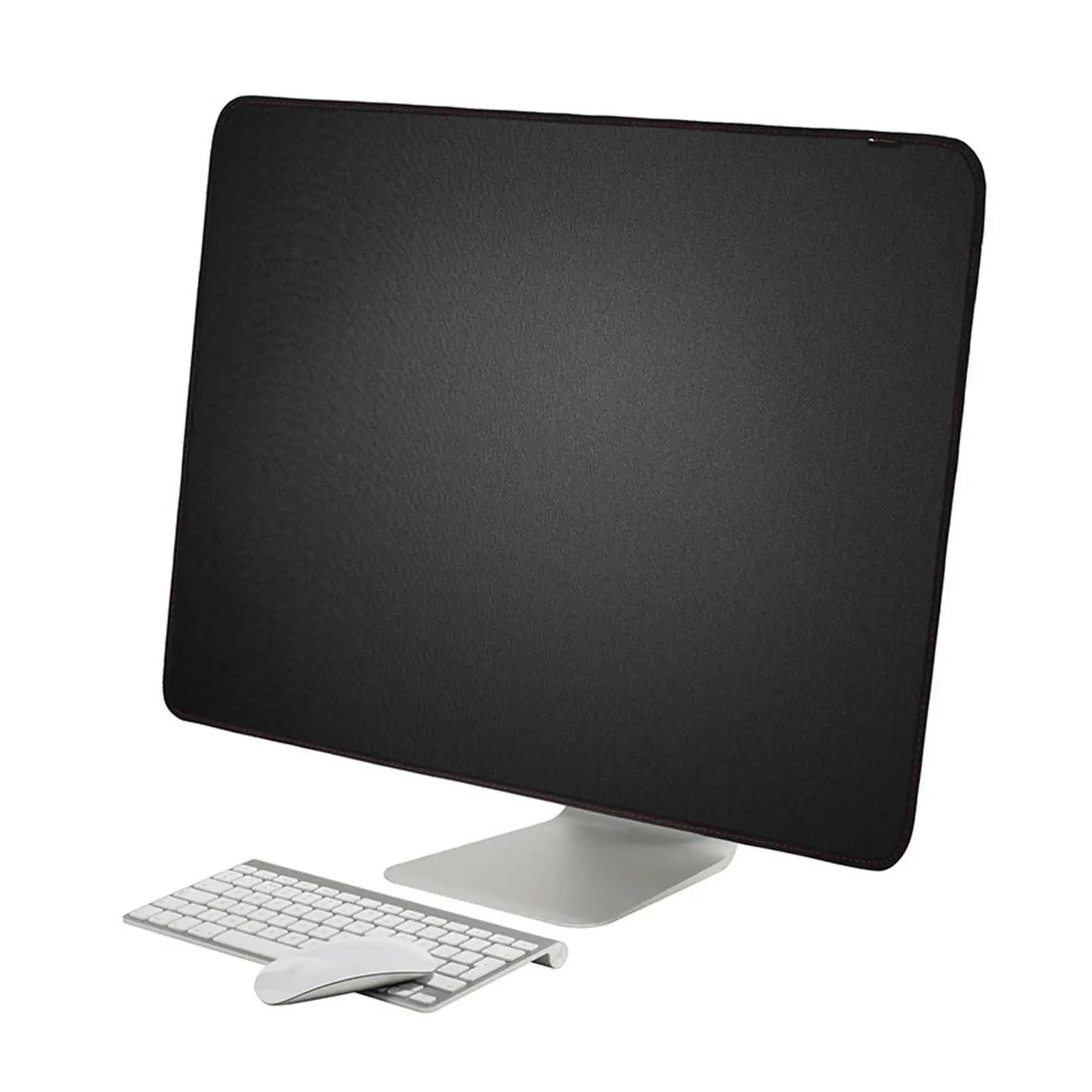 Monitor Cover Dustproof Cover Waterproof PU Leather Protective For 27 Desktop Computer Screen