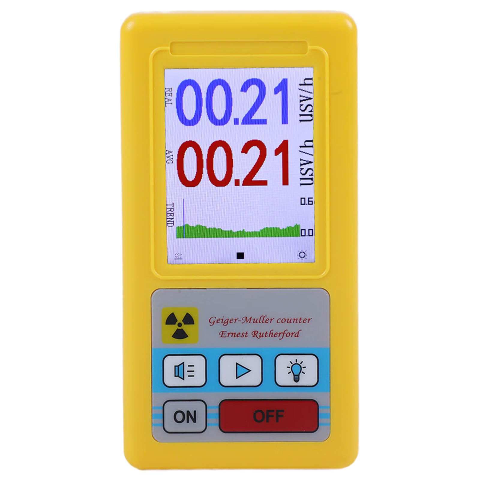 Dimensioni Misuratore rilevamento delle radiazioni Lunga durata Custodia in plastica Ideale per sui materiali e controlli sicurezza Rilevatore radiazioni nucleari