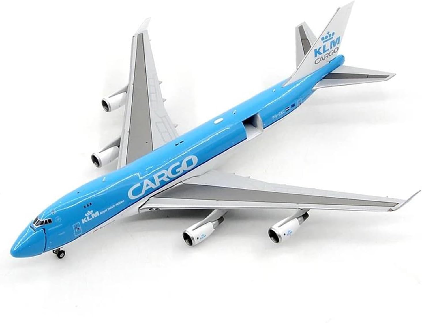 1 200 for G2KLM935 KLM Boeing 747-400ERF PH-CKC Die-cast Aviation Micro Aircraft Model Gift Hobby Playgame Kit