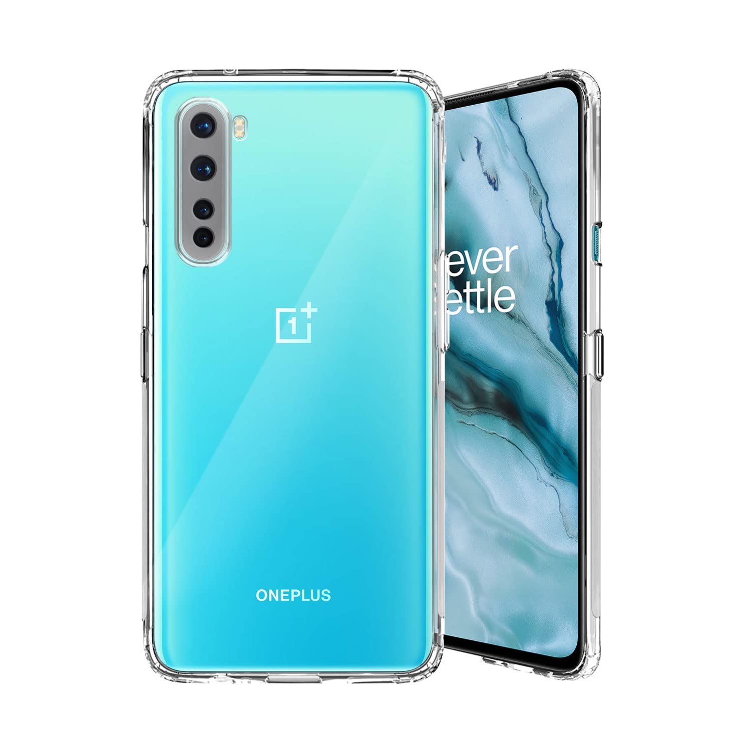 Amazon Brand - Solimo Silicone Anti Dust Plug Mobile Cover (Soft & Flexible Back Case) for Oneplus Nord, Clear (B08XXQCVGL) Amazon Price History, Amazon Price Tracker