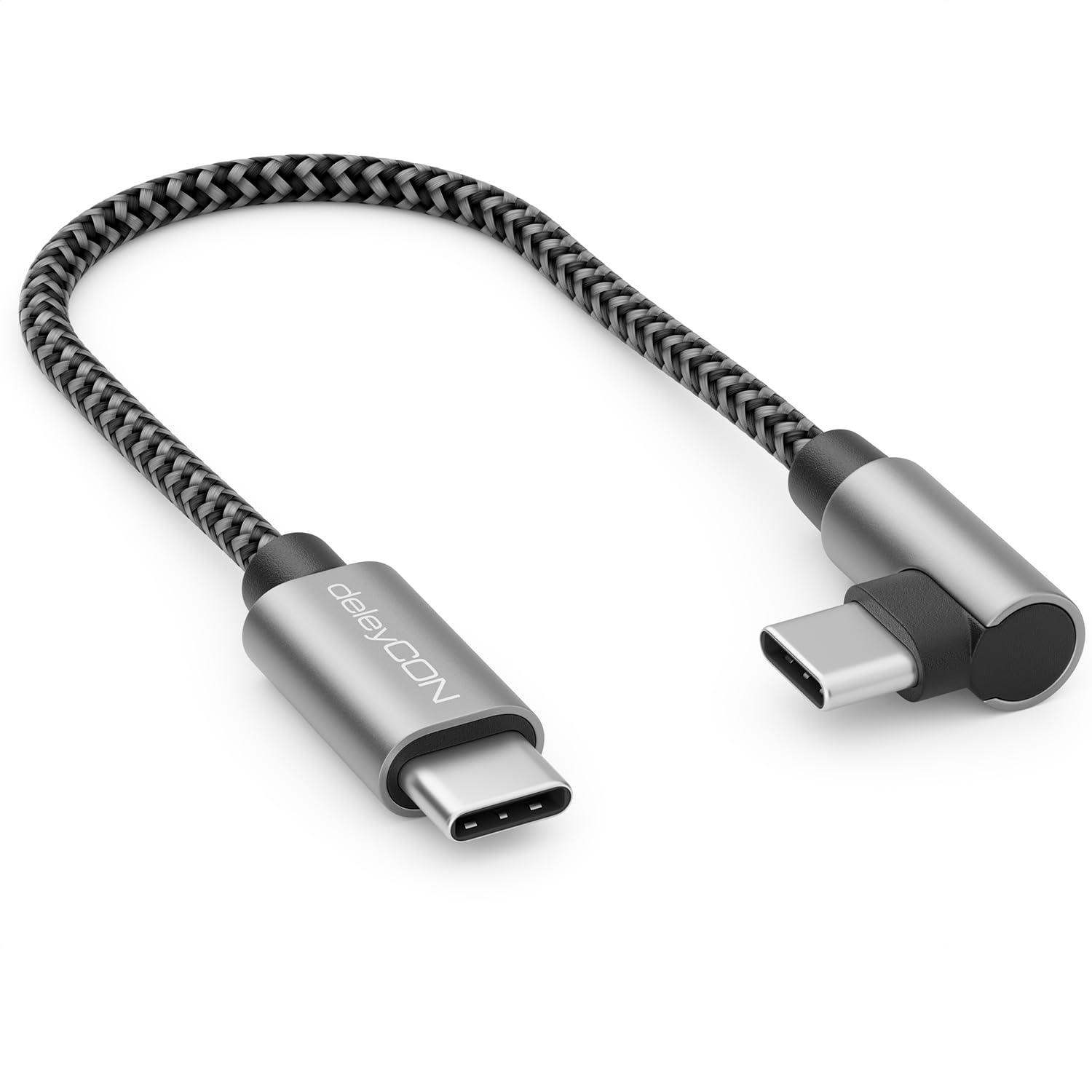 EverActive Cavo USB-C PD 60W 100 Cm – Nylon Intrecciato, Ricarica Rapida E Trasferimento Dati 480Mbps