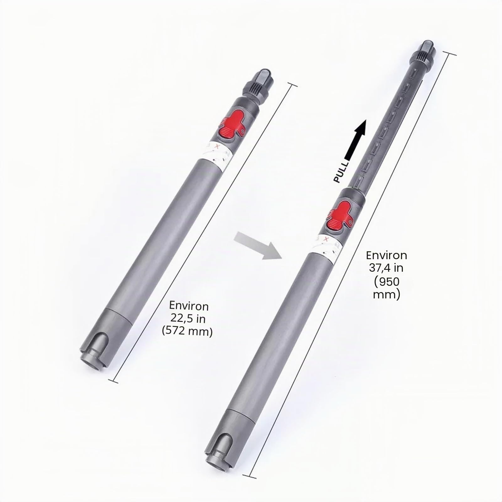 Tube Rallonge De Rechange 917260-04. Compatible Avec Dyson DC23, DC26, DC39 Et DC39C Les Accessoires Des Aspirateurs.