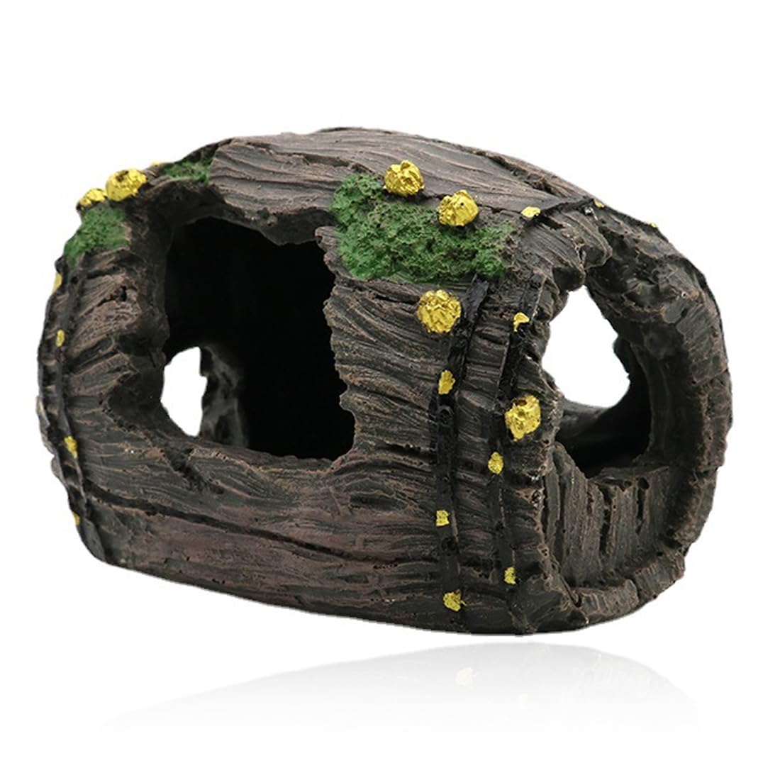 GNHG Adorno de Resina de Barril de Acuario, decoración de Cueva, paisajismo, decoración subacuática, 1 artículo