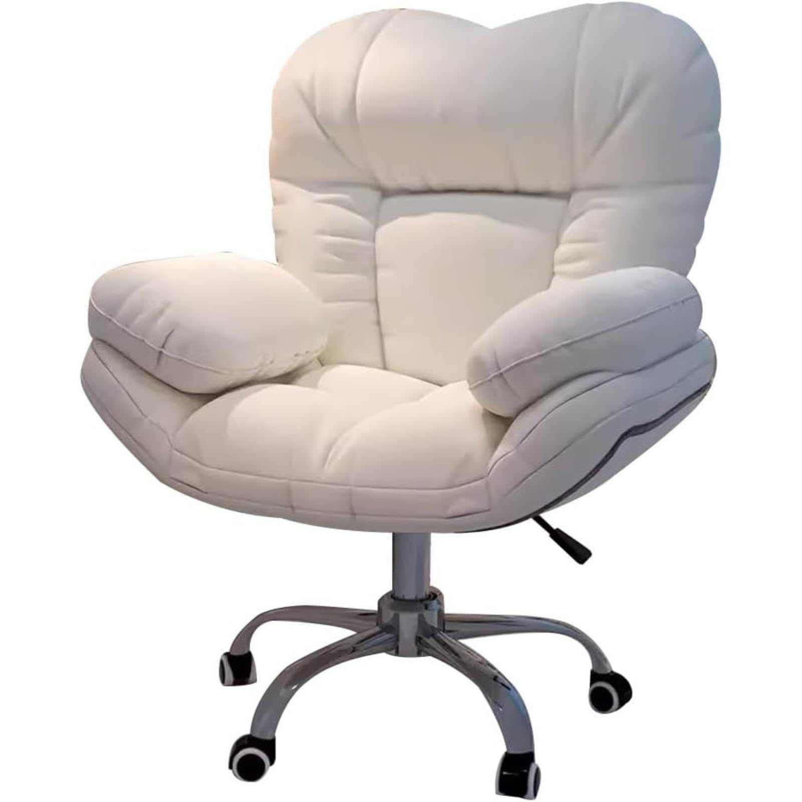 IvyLoutish Modern Gaming Office Chair, Adjustable Height Recliner with Armrests, 2 Reclining Positions, for Gaming, Reading, Dining & Home Use