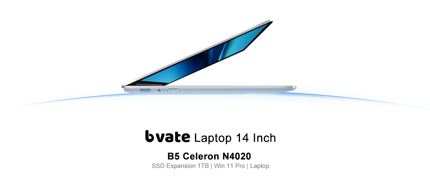 2025 Laptop Computer 14 Inch Win 11 256GB SSD Up to 1TB SSD Expand