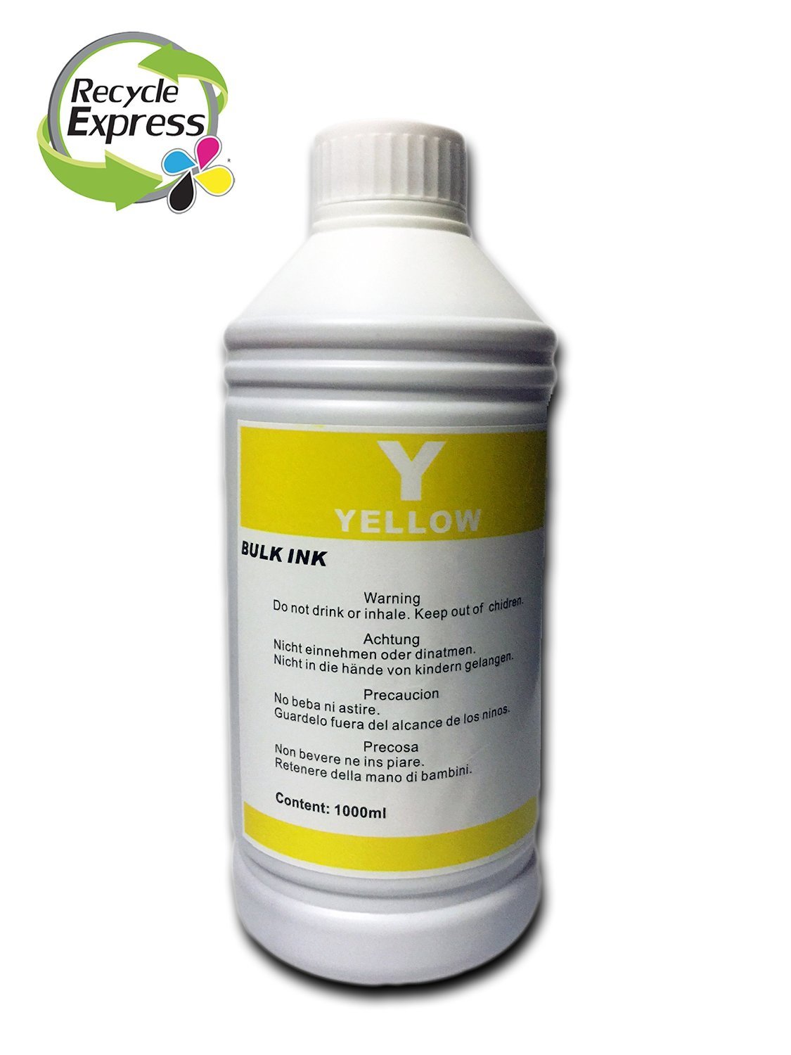 Bulk Ink 1 Liter Yellow for HP 88/88XL