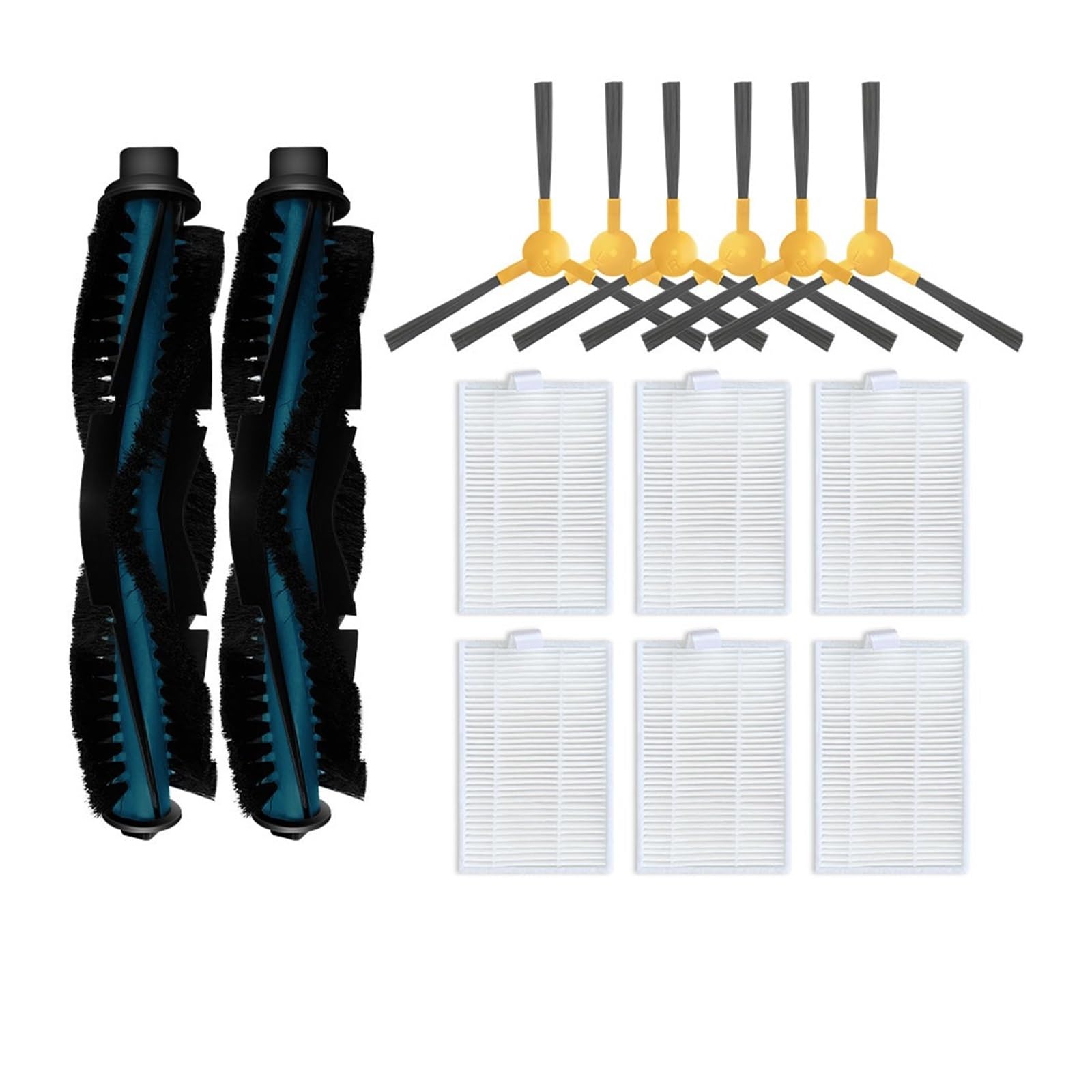 Compatibile con Compatibile con Kenmore 31510 Smart Robot Aspirapolvere Parti di Ricambio Rullo Spazzola Principale Laterale Filtro Hepa Accessori(Set N)