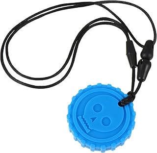 COOPHYA Colar De Mordedor De Caveira Para Crianças Corrente Com Pingente Colar Infantil Mordedor Infantil Mordedor Molar Colares Para Crianças Mordedor De Silicone Ferramenta De
