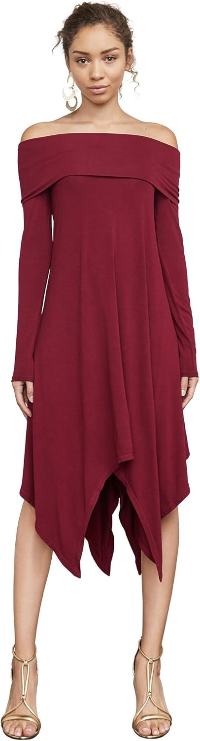 BCBGMax Azria Josanna Knit Off The Shoulder Dress - Vestido Para Mujer