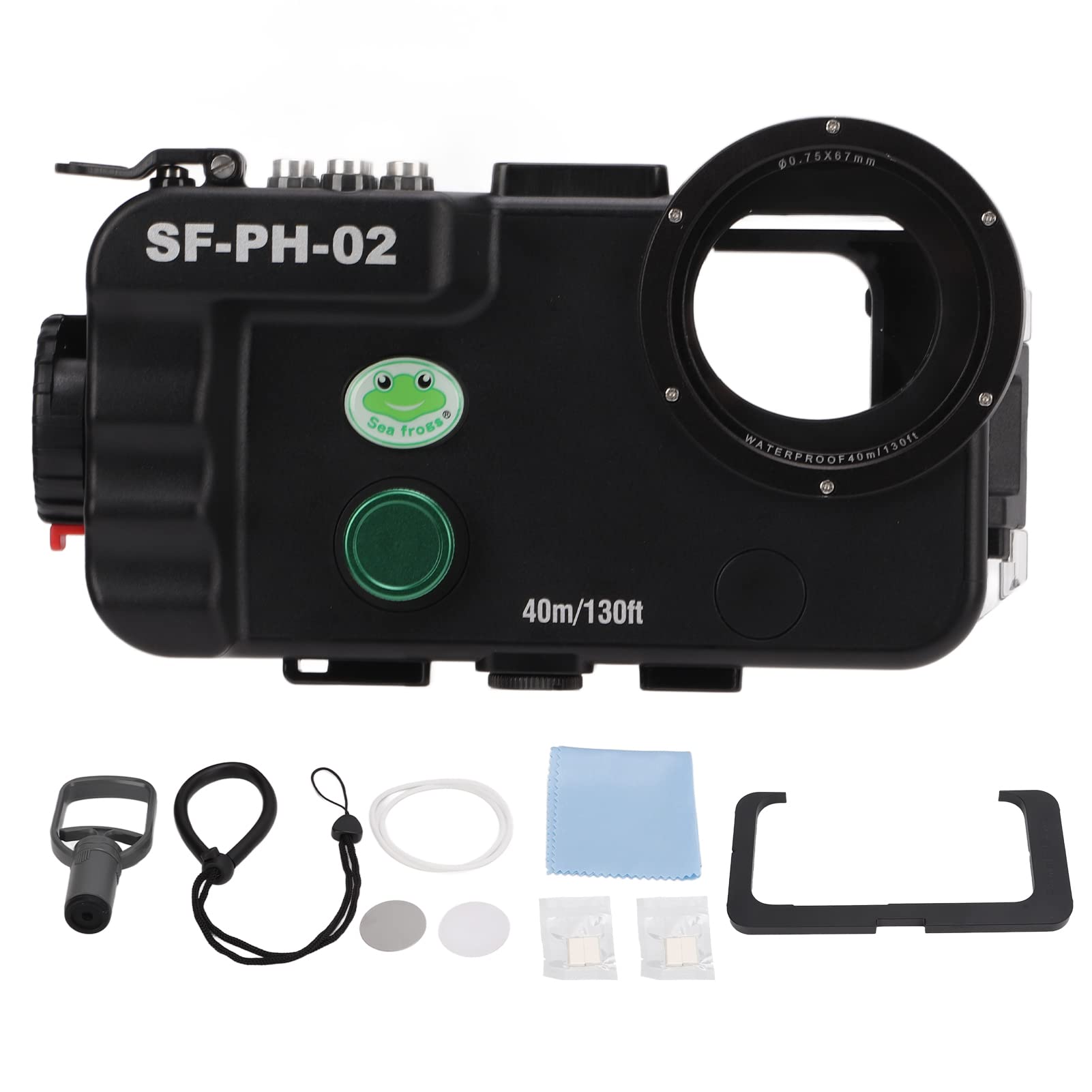 Funda Impermeable para Teléfono 12 12 Pro, Bolsa Protectora Subacuática Duradera a 40m de Profundidad para Deportes de Buceo y Esnórquel