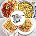 VonShef Pasta Maker, 3 in 1 Pasta Machine Stainless Steel, Pasta Roller with 3 Cut Press Blade Settings, Table Top Clamp and Pasta Measuring Tool for Homemade Spaghetti, Fettuccini