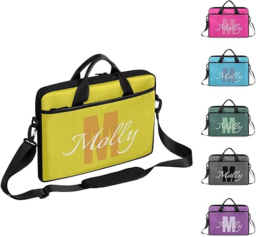 Miniatura 10 de Bolsa personalizada para laptop, bolsa de hombro personalizada para laptop, bolsa de computadora portátil, regalos para familiares y amigos