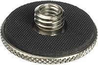 Vista 4 de Manfrotto Adaptador de montaje, rosca hembra de 1/4" x20 a macho de 3/8" con brida moleteada. (#3367)